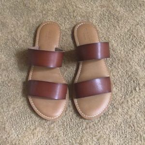 Brown sandals